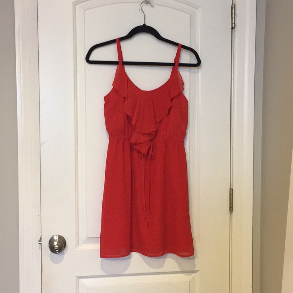 Ruffle front summer dress